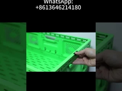 صناديق بلاستيكية قابلة للطي للفواكه والخضروات صناديق تخزين قابلة للطي