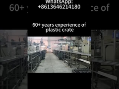 الصندوق القابل للطي القابل للتراص القابل للتثبيت حاوية بلاستيكية قابلة للتحويل