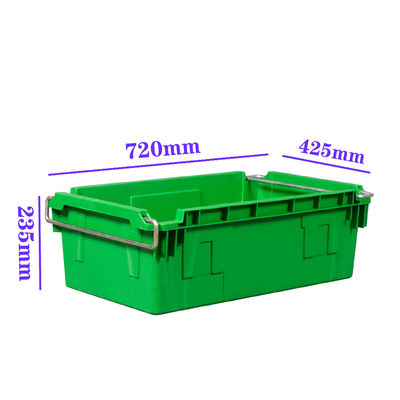 شراء صندوق تخزين بلاستيكي وعش صناعي بأذرع متأرجحة معدنية 45L PP صندوق تخزين 720 × 425 × 235 مم الشركة المصنعة OEM التصنيع عبر الإنترنت