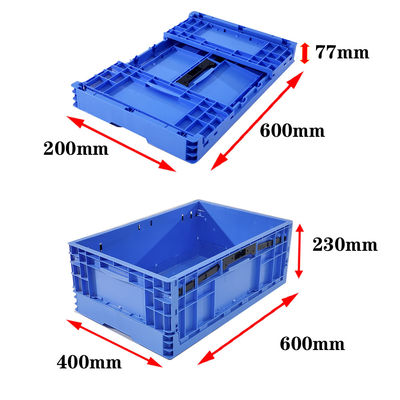 شراء 600 × 400 صندوق صلب قابل للطي يورو PP صندوق لوجستي OEM الشركة المصنعة للتعبئة القابلة للإرجاع التصنيع عبر الإنترنت
