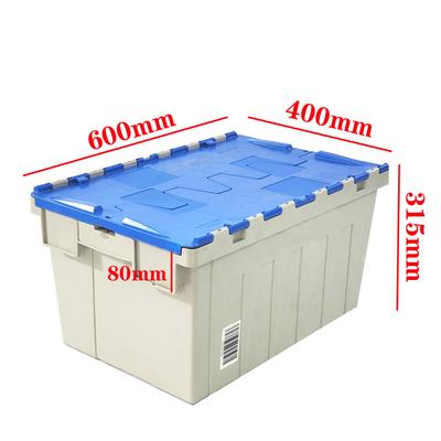شراء 600x400x315mm البلاستيك المتحركات الكبيسات صناديق التخزين القابلة للتحريك الصندوق البلاستيكي التصنيع عبر الإنترنت