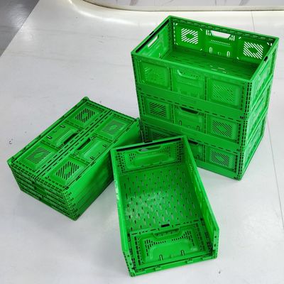 يشتري صانع صناديق بلاستيكية قابلة للطي 600 × 400 صناديق بلاستيكية قابلة للطي للوجستيات الموفرة للمساحة التصنيع عبر الإنترنت