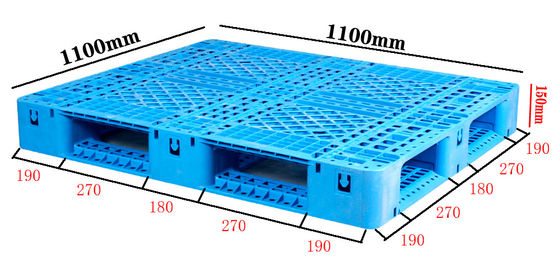 شراء 1100 × 1100 الشركة المصنعة لمنصات التحميل البلاستيكية الثقيلة تخصيص OEM لمنصات HDPE التصنيع عبر الإنترنت