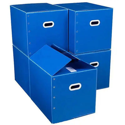شراء PP Corrugated Foldable Box Recyclable Stackable Coroplast Box Lightweight Warehouse Storage التصنيع عبر الإنترنت